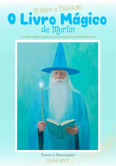 Capa do livro O Livro Mágico de Merlin